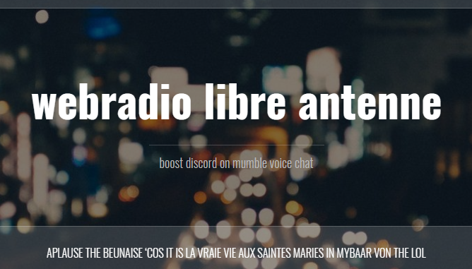 libre beunaise is webradio antenne stri g poil